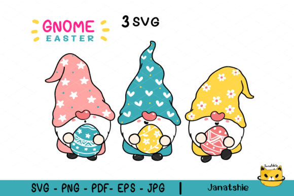 Download Three Bunny Ears Gnome Easter SVG - Premium Resources