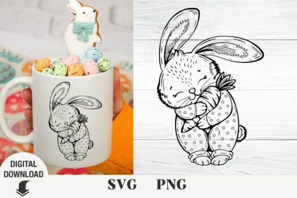 Download Cute Bunny, Bunny Svg, Easter Svg - Premium Bundle